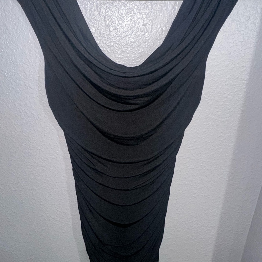 Express Black ruched Dress